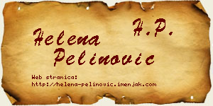 Helena Pelinović vizit kartica